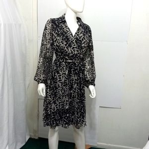 DKNY Ballon Sleeves Dress